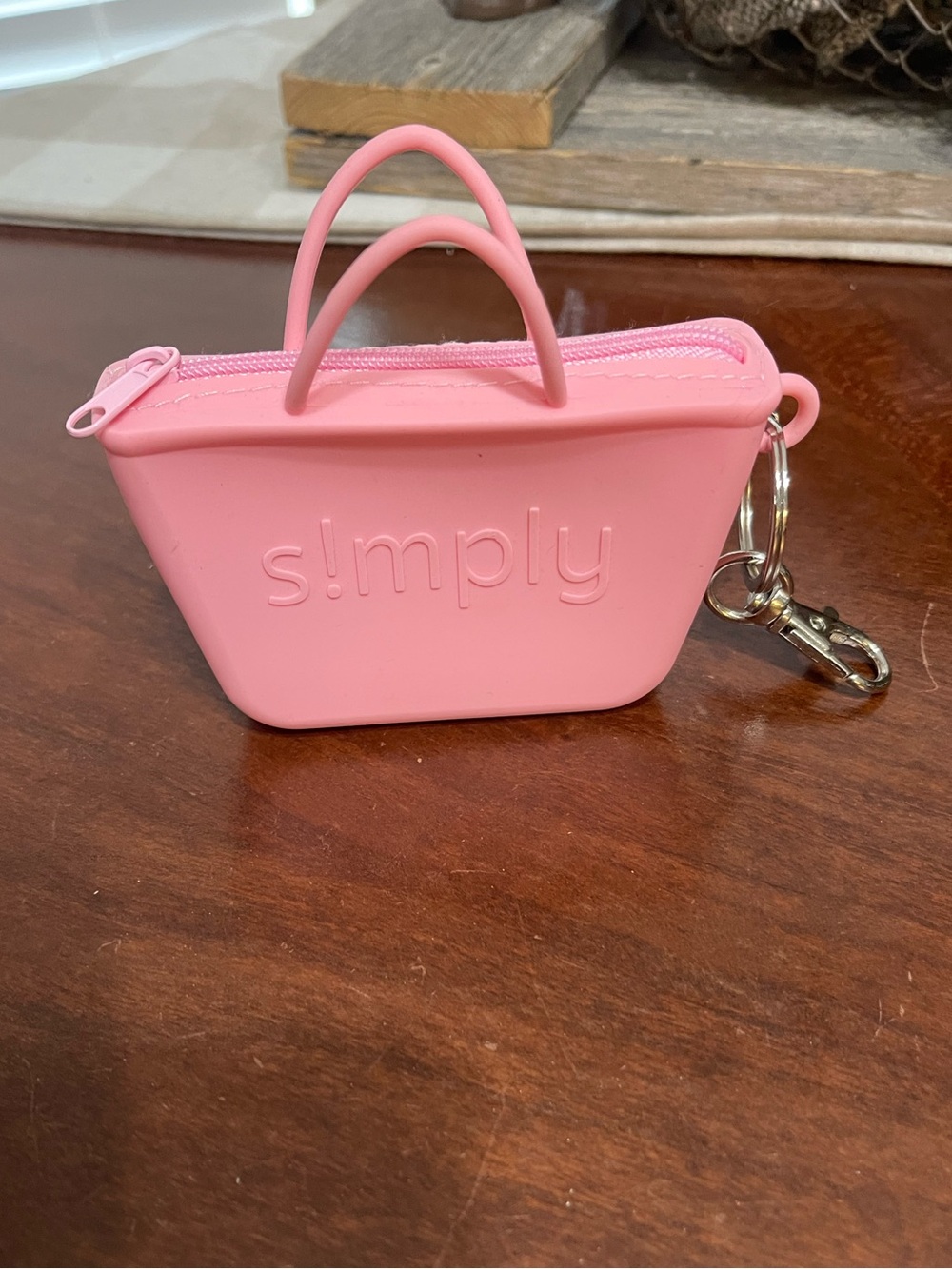 Simply Southern silicone purse keychain